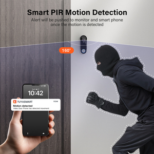 กริ่งประตูวิดีโอไร้สายอัจฉริยะ กันน้ำ ใช้พลังงานแสงอาทิตย์ ใช้พลังงานแบตเตอรี่ พร้อมหน้าจอสัมผัส 7 นิ้ว รองรับการบันทึกด้วยการ์ด SD ตรวจจับความเคลื่อนไหว - Product Image 4