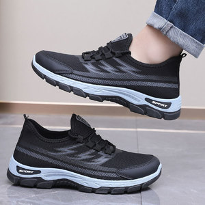 Nuevas zapatillas deportivas transpirables de malla para <span class=keywords><strong>hombre</strong></span> 2025, calzado deportivo informal transfronterizo, tendencia de moda, estilo para papá, <span class=keywords><strong>outlet</strong></span> de fábrica. - Product Image 3