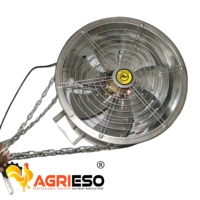 Ventilateur de circulation d'air pour poulailler industriel, ventilateur à économie d'énergie pour équipement d'élevage avicole