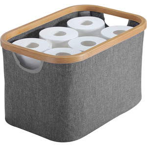 Eco-Friednly Bamboo <b>Laundry</b> <b>Basket</b> 100%Natural Foldable Storage <b>Basket</b> - Product Image 1