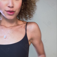 Collar de Oro de 18K con Perla y Circonita Cúbica, Joyería Nupcial Minimalista de Lujo Gemnel