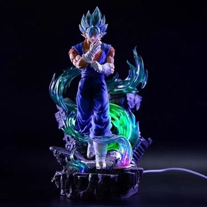 2025 Hot Bán 40Cm Rồng Dbz Siêu Saiyan Vegetto Với Ánh Sáng Phim Hoạt Hình Phim Hoạt Hình Bức Tượng PVC Hành Động Hình Búp Bê Bộ Sưu Tập - Product Image 6
