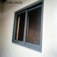 Ventanas Corredizas Modernas de Aleación de Aluminio con Función Ignífuga para Uso Residencial y Hotelero, Ventanas de Ventilación Exterior