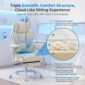 <span class=keywords><strong>Chaise</strong></span> de jeu personnalisée de qualité supérieure, directement de l'usine, avec accoudoir 1D, base métallique, roulettes silencieuses, <span class=keywords><strong>chaise</strong></span> de bureau pour ordinateur - Product Image 5