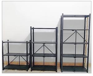 ชั้นวางของแบบพับได้สำหรับวางของเบ็ดเตล็ด หนังสือ และอุปกรณ์ครัว - Product Image 2