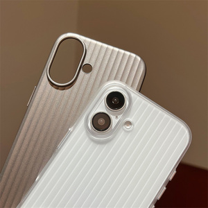 Custodia per telefono cellulare ondulata <span class=keywords><strong>Cover</strong></span> opaca PC antiurto per <span class=keywords><strong>iPhone</strong></span> 16 17 Air 17 Pro Max 16e 15 14 13 12 <span class=keywords><strong>11</strong></span> - Product Image 3