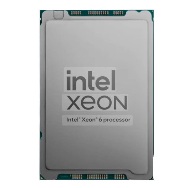 New for Xeon 6980P Server Processor 128 Cores 256 Threads 2.0GHz Base/3.9GHz Turbo 64-bit Support Virtualization Technology
