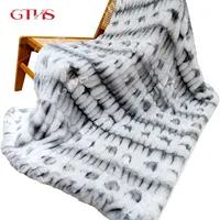 Custom Rabbit Faux Fur Blanket, 100% Polyester, Luxury