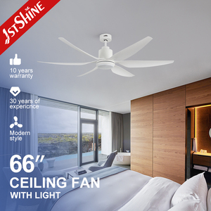 Ventilador <span class=keywords><strong>de</strong></span> techo LED 1stshine, gran espacio, 66 pulgadas, alto flujo <span class=keywords><strong>de</strong></span> aire, aspas <span class=keywords><strong>de</strong></span> ABS blancas, ventilador <span class=keywords><strong>de</strong></span> techo regulable con luz - Product Image 2