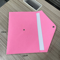 Porte-documents en feutre personnalisé avec logo, fournitures de bureau, porte-documents A4, organiseur de documents, sac portable, porte-documents en feutre