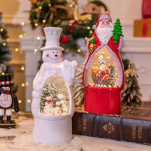 High Quality Large Standing Snowman Music Lamp Christmas Gift <b>USB</b> <b>Plug</b>-in Crystal Lamp Christmas Decoration Gift - Product Image 3