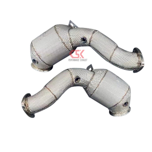 China Fabricação DBX <span class=keywords><strong>V8</strong></span> 4.0t CSK downpipe end escape <span class=keywords><strong>vantage</strong></span> <span class=keywords><strong>v8</strong></span> downpipe para <span class=keywords><strong>Aston</strong></span> <span class=keywords><strong>Martin</strong></span> - Product Image 6