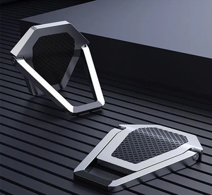 Ergonomic xách tay hợp kim nhôm máy tính xách tay đứng mới có thể điều chỉnh có thể gập lại kim loại bàn máy tính xách tay chủ hỗ trợ máy tính để bàn thép - Product Image 6