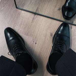 Zapatos Oxford de cuero de lujo para hombre de alta calidad en un nuevo estilo - ideales para ocasiones formales de negocios - Product Image 2