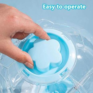 12cm-20cm Cute Golden Bear Hamster Exercise <b>Running</b> Ball Plastic <b>Pet</b> Toy for Dogs Cats Rabbits Food Leakage Amusement - Product Image 2