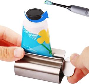 Acier inoxydable métal cosmétiques nettoyant extrudeuse pinces <span class=keywords><strong>dentifrice</strong></span> distributeur <span class=keywords><strong>Tube</strong></span> presse-agrumes <span class=keywords><strong>pour</strong></span> ensembles de salle de bain - Product Image 3