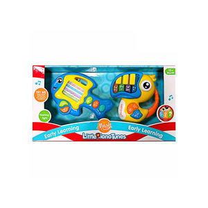 Jouets musicaux pour clavier de <span class=keywords><strong>piano</strong></span>, 2 pièces, avec lumières et musique, poisson et oiseau, cadeaux éducatifs d'apprentissage - Product Image 2