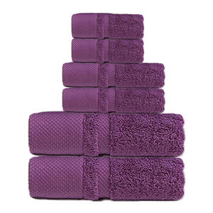 Ensemble de 6 serviettes de bain, visage et mains en tissu éponge biologique 450 g/m², 100 % coton peigné, séchage rapide, écologiques, douces, qualité hôtelière, pour la maison - Product Image 6