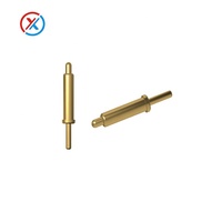 Conector Pogo Pin de Alta Corriente de Latón, 2mm 3mm 5mm, Chapado en Oro, Resorte de Carga para PCB, 2A 3A, DIP