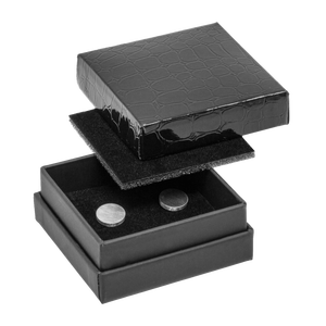 Serie 0280 CROCO – Aspetto pelle per pendenti e orecchini | Scatola 60×60×26 mm - Product Image 1