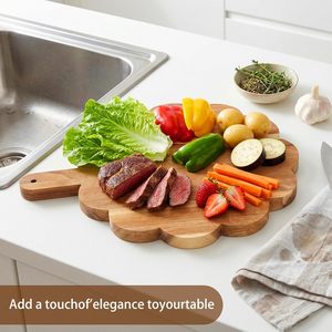 Planches en bois d'acacia, planches à découper en bois <span class=keywords><strong>pour</strong></span> le pain, la viande, les fruits, les fromages, fournitures de boucher - Product Image 6