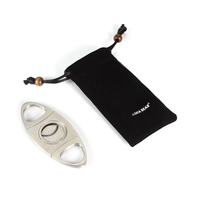Cutter à cigares en métal de luxe Sclier, personnalisé, de haute qualité, en acier inoxydable et zinc, avec impression d'étiquettes, ensemble premium parfait