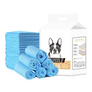 Tapis d'apprentissage de la propreté pour chiots, jetable, à séchage rapide, super absorbant, avec logo personnalisé, en PE et SAP, anti-fuite, pour usage intérieur et extérieur - Product Image 1