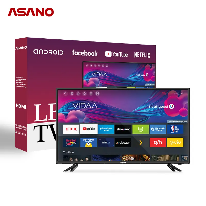 40 dn4 grosir Tv pintar Led 4K Tv dengan Remote Control TV 32 43 55 50 40 inci Tv Android