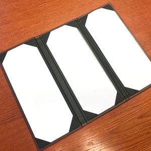 Porta Menús de Cuero Personalizado para Restaurante, Hotel, Bar, Cafetería, Exhibición de Menús de Mesa, Cubierta de Menú Duradera de Primera Calidad para Servicio de Comedor - Product Image 4