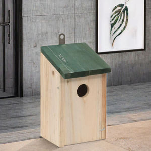 Nid d'oiseau en bois naturel poli, vente chaude 2025, maison pour animaux de compagnie en bois massif, minimalisme moderne, contreplaqué de tilleul, DTY - Product Image 3
