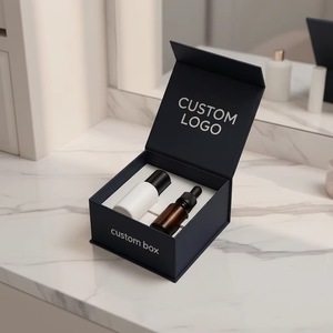 Caja de Regalo Cosmética Personalizada, Set de Perfume, Crema Facial y Aceite Esencial, de Alta Gama, Ecológico y Reutilizable - Product Image 4