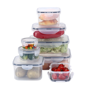 Lunch <b>Box</b> Plastic Microwave Safe <b>Meal</b> <b>Prep</b> Containers Plastic Set Storage With Airtight Lid - Product Image 6