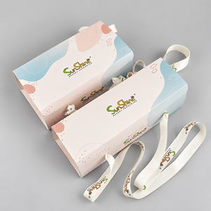 กล่องเค้กโรลพกพาแบบรีไซเคิลได้ พิมพ์ลายตามสั่ง กล่องกระดาษแข็งสีขาวแบบใช้แล้วทิ้ง สำหรับขนมอบ ขนมหวาน ขนมพาย - Product Image 3