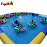 Bateau à rames à eau chaude, piscine gonflable pour enfants, château gonflable, piscine gonflable