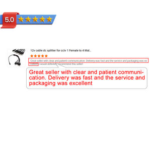 5521 12v直流电源电缆母至2公电缆2.1 * 5.5毫米1至2直流分路器闭路电视电源电缆 - Product Image 5