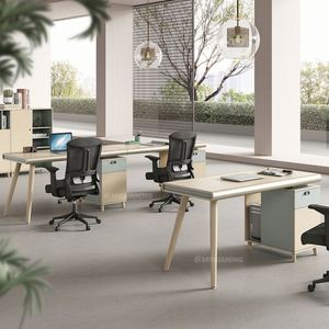 โต๊ะทำงานและเวิร์กสเตชันสำนักงานผู้บริหารที่ทันสมัย - Product Image 1