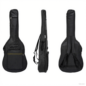 Estuche Impermeable para Guitarra Acústica, <span class=keywords><strong>Bajo</strong></span> Eléctrico, Lona Oxford, Correa <span class=keywords><strong>de</strong></span> Hombro, Acolchado con Asa Frontal - Product Image 4