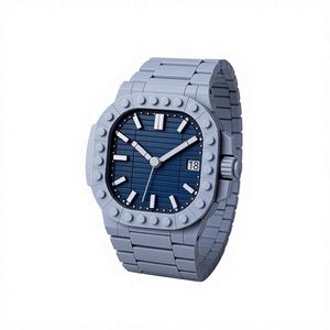 Série <span class=keywords><strong>Royale</strong></span> : Modèle de montre en blocs de construction en plastique, tendance, éducatif, petit jouet, cadeau, ornement, blocs de jeu, animaux, nature - Product Image 1