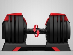 Mancuerna ajustable rápida para el hogar, mancuerna de 24 <span class=keywords><strong>kg</strong></span> con mango y ajuste de <span class=keywords><strong>12</strong></span> velocidades - Product Image 6