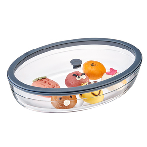 <span class=keywords><strong>Teglia</strong></span> da Forno Rotonda <span class=keywords><strong>in</strong></span> Vetro Borosilicato Linuo, Resistente al Calore, Ecologica, 10 Pollici, per <span class=keywords><strong>Pizza</strong></span> e Cottura - Product Image 5