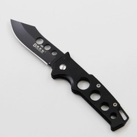 Couteau Pliant de Poche Mini pour Camping en Plein Air, Lame en Acier, Poignée, Outil EDC de Survie pour Chasse et Camping