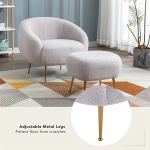 Velvet <strong>Make</strong> Comfortable Seats Leisure Upholstered Single Sofa <strong>Chair</strong> Arm <strong>Chair</strong> Reading Club Coffee <strong>Chair</strong> with Metal Legs
