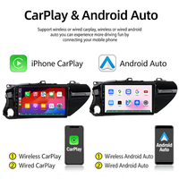 Qualcomm Snapdragon 9 Inch 2 Din Layar IPS GPS WIFI 8 Core Dashboard Mobil untuk Pemutar Stereo Android untuk Fortuner Revo Hilux
