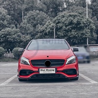 Pièces automobiles Kit de carrosserie pour Mercedes Benz a Class W176 Upgrade A45 AMG Kit de carrosserie Pare-chocs avant arrière avec grille