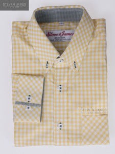 เสื้อเชิ้ตแขนยาวสำหรับผู้ชาย,เสื้อเชิ้ตผู้บริหารทำจากผ้าฝ้าย100% สำหรับผู้ชายจาก Steve & James มีบริการ OEM - Product Image 3