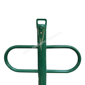 Porte-route en acier robuste avec base amovible-Support de stationnement commercial extérieur portable et mobile bollord - Product Image 4