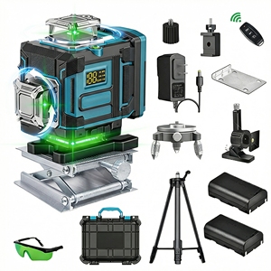 פלס לייזר ירוק 4D בעל 16 קווים, פילוס עצמי, תעשייתי ועשה זאת בעצמך, עם חצובה 1 מטר - Product Image 3