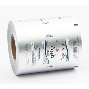 Printed Treatment and Roll Type Margarine butter Packaging aluminum foil backed paper