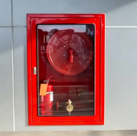 Armoire de rangement pour équipement de lutte contre les incendies en intérieur, design à double porte