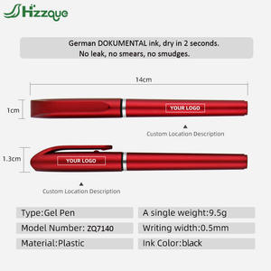 <span class=keywords><strong>Stylo</strong></span> gel en plastique mignon avec logo personnalisé, papeterie promotionnelle <span class=keywords><strong>pour</strong></span> le personnel de bureau, largeur d'écriture de 0,5 mm, stylos promotionnels bon marché - Product Image 2